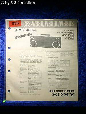 Sony CFS-W380