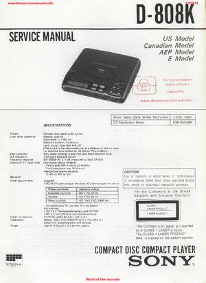 Sony D-808K