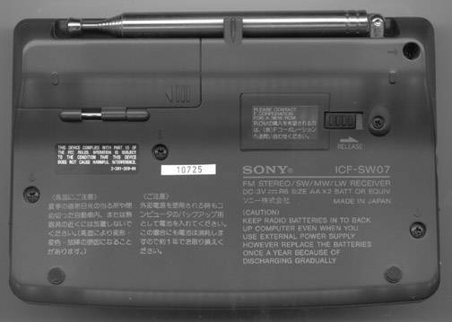 Sony ICF-SW07