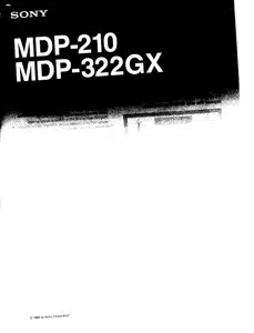 Sony MDP-322GX