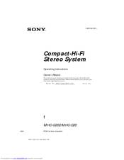 Sony MHC-C20