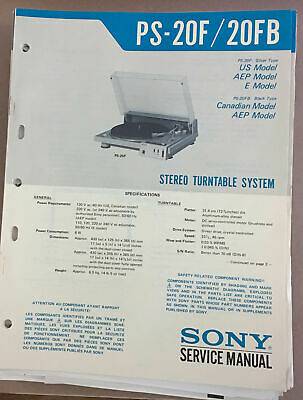 Sony PS-20F
