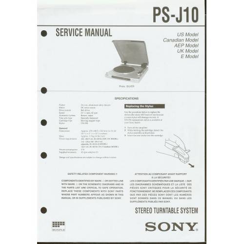 Sony PS-J10