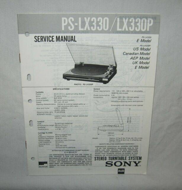 Sony PS-LX330
