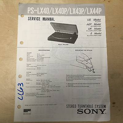 Sony PS-LX40