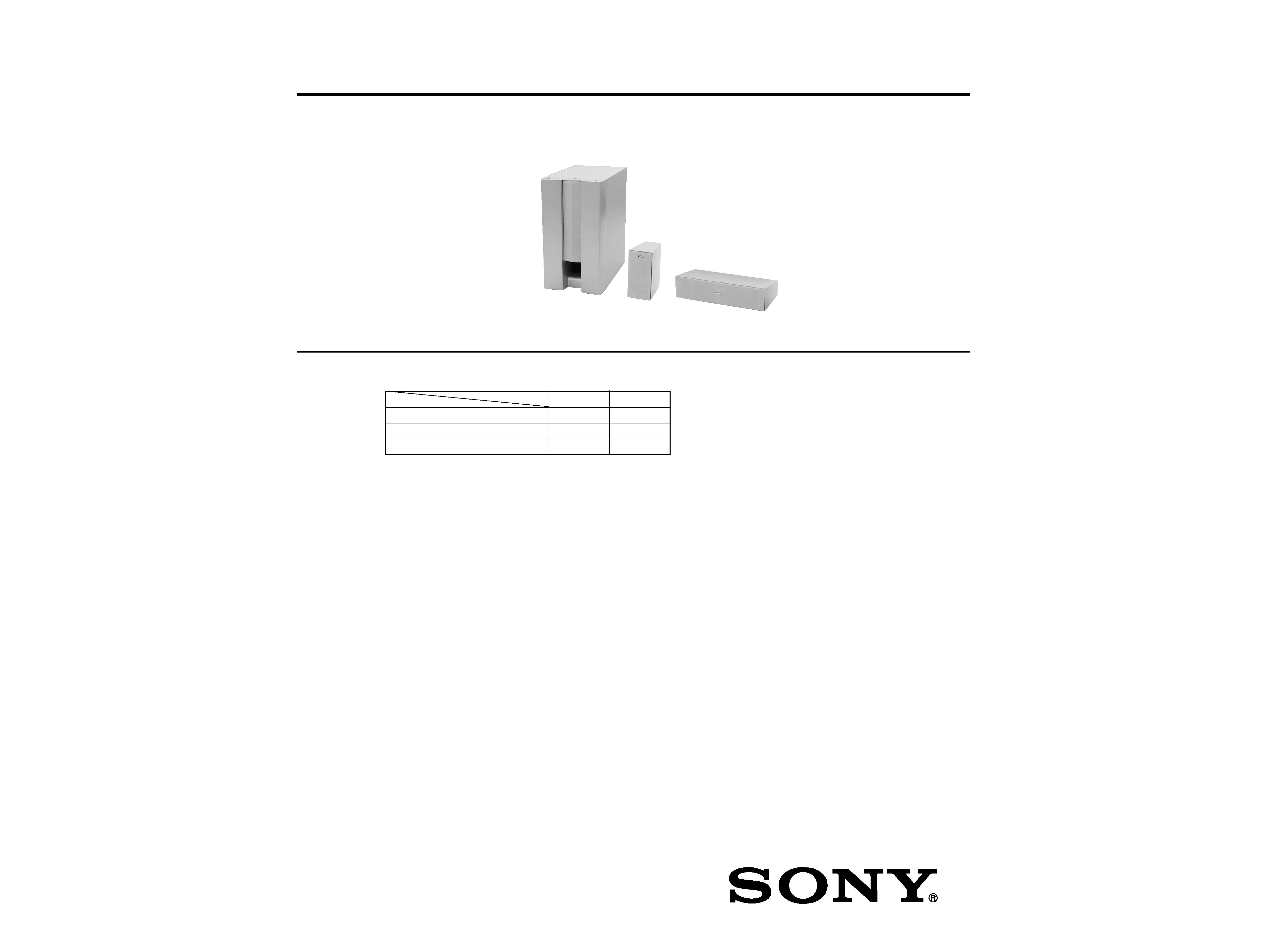 Sony SA-VE322 (SS-CN325)