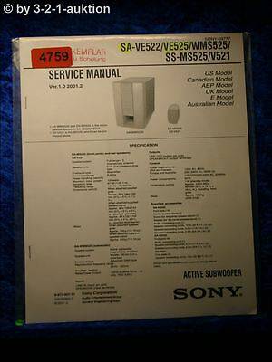 Sony SA-VE522 (SA-WMS525)