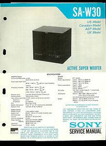 Sony SA-W30