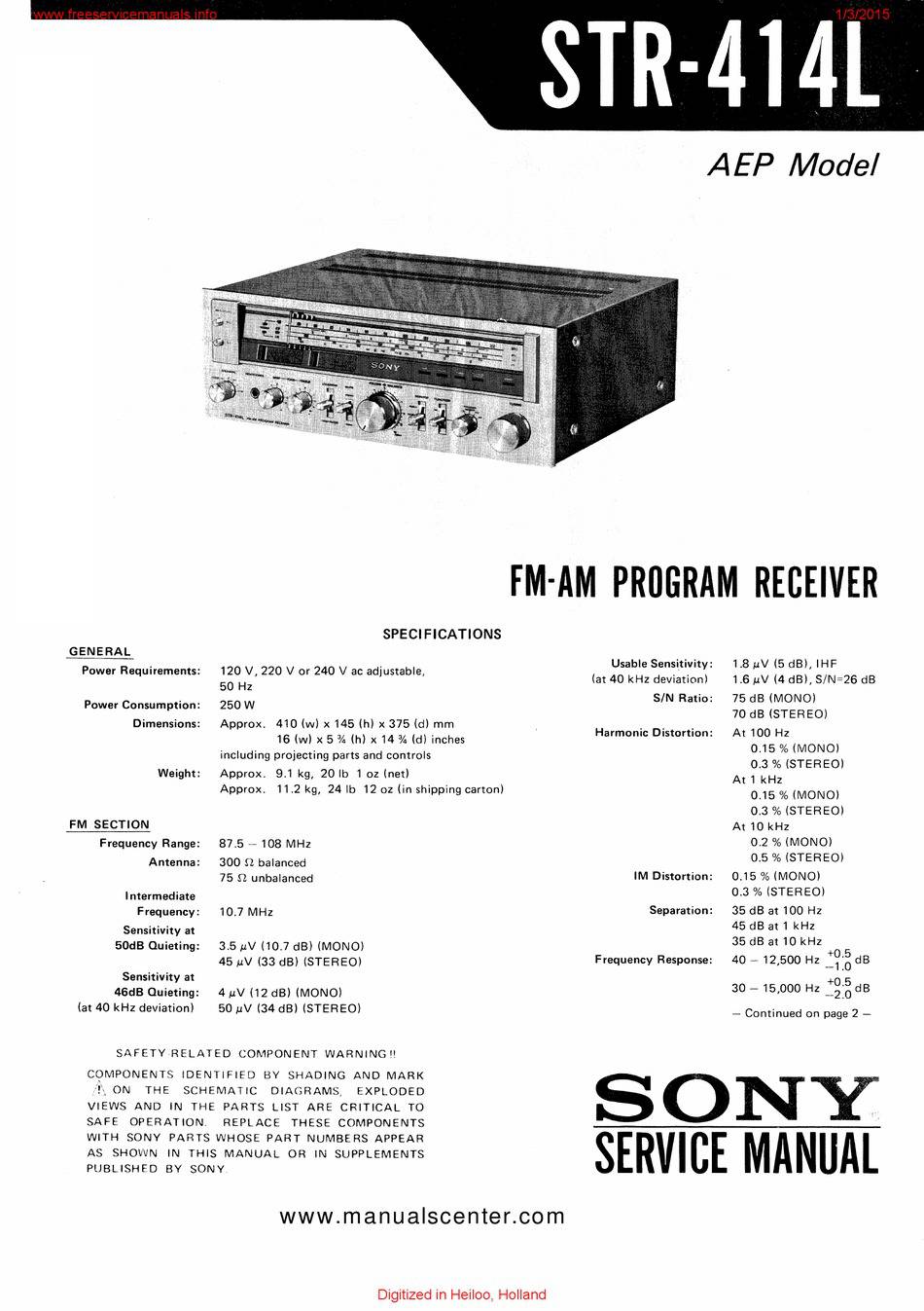 Sony STR-414L