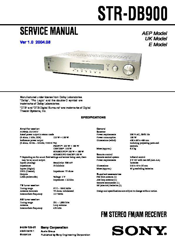 Sony STR-DB900
