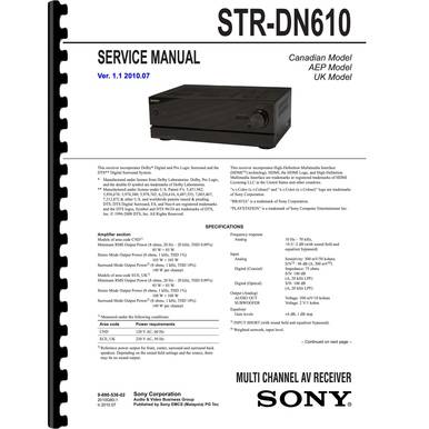 Sony STR-DN610