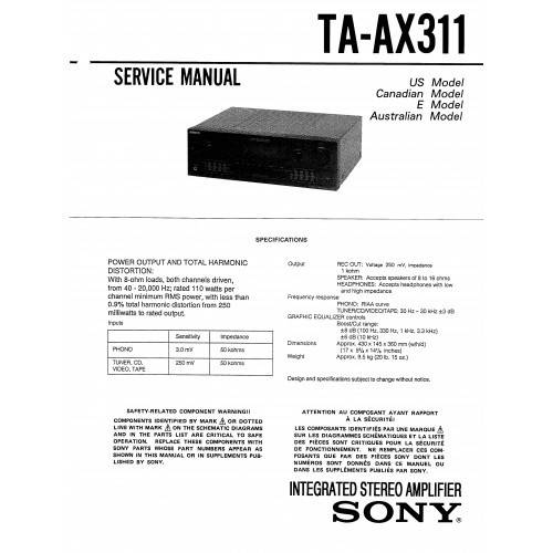 Sony TA-AX311