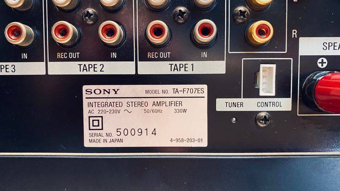 Sony TA-F707ES