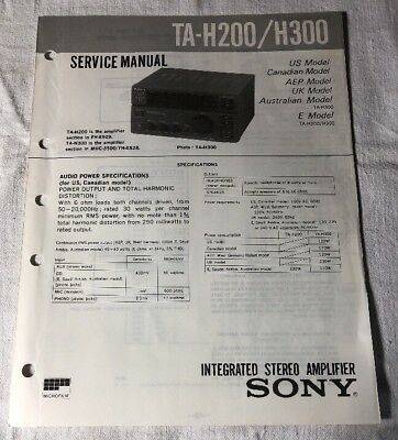 Sony TA-H200