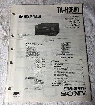 Sony TA-H3600