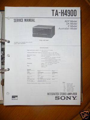 Sony TA-H4900