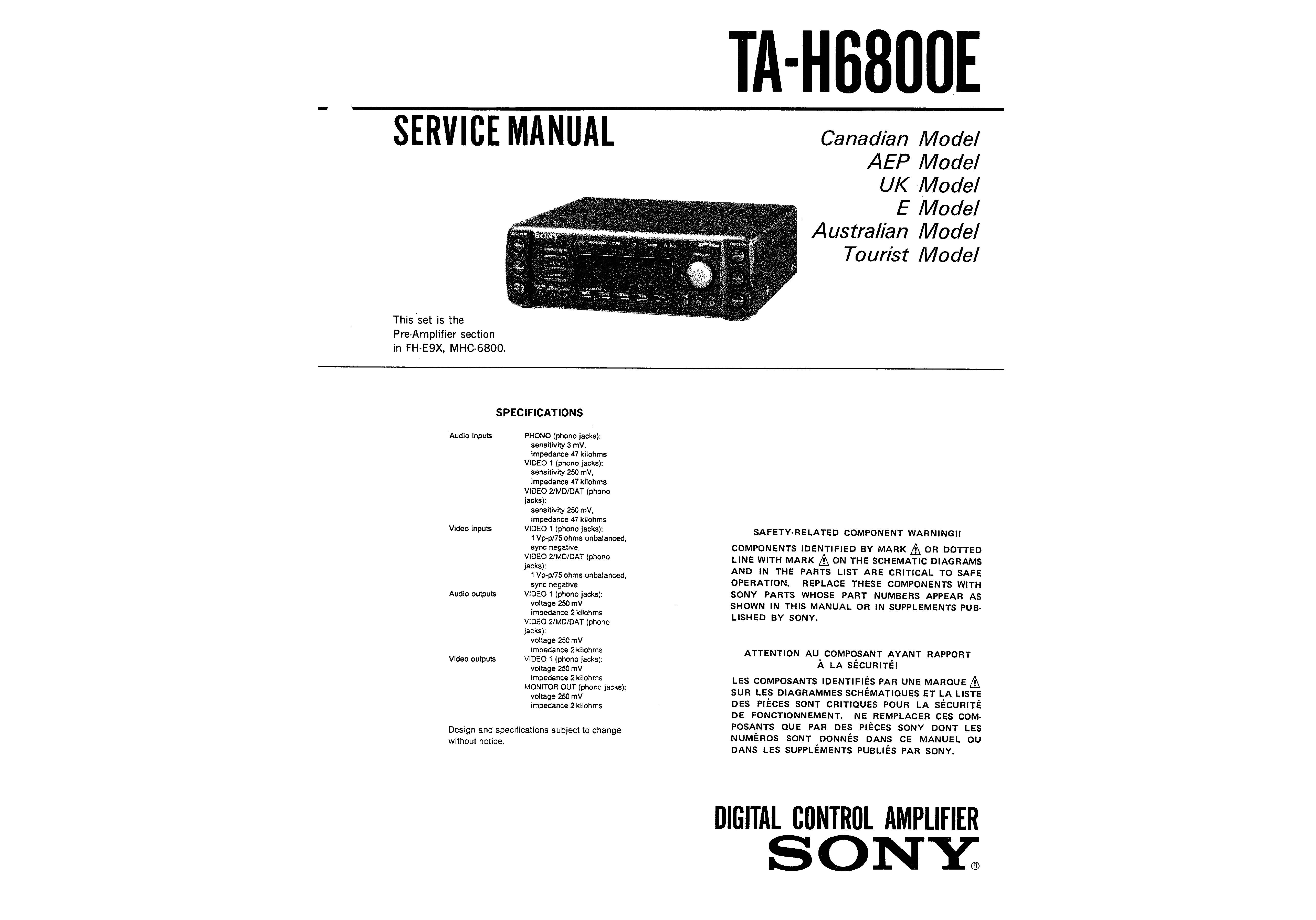 Sony TA-H6800E