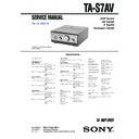 Sony TA-S7AV