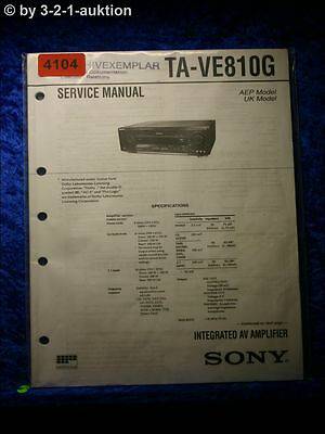 Sony TA-VE810G