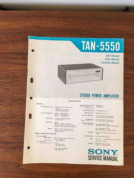 Sony TAN-5550