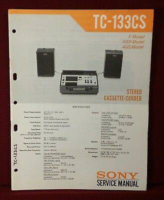 Sony TC-133CS