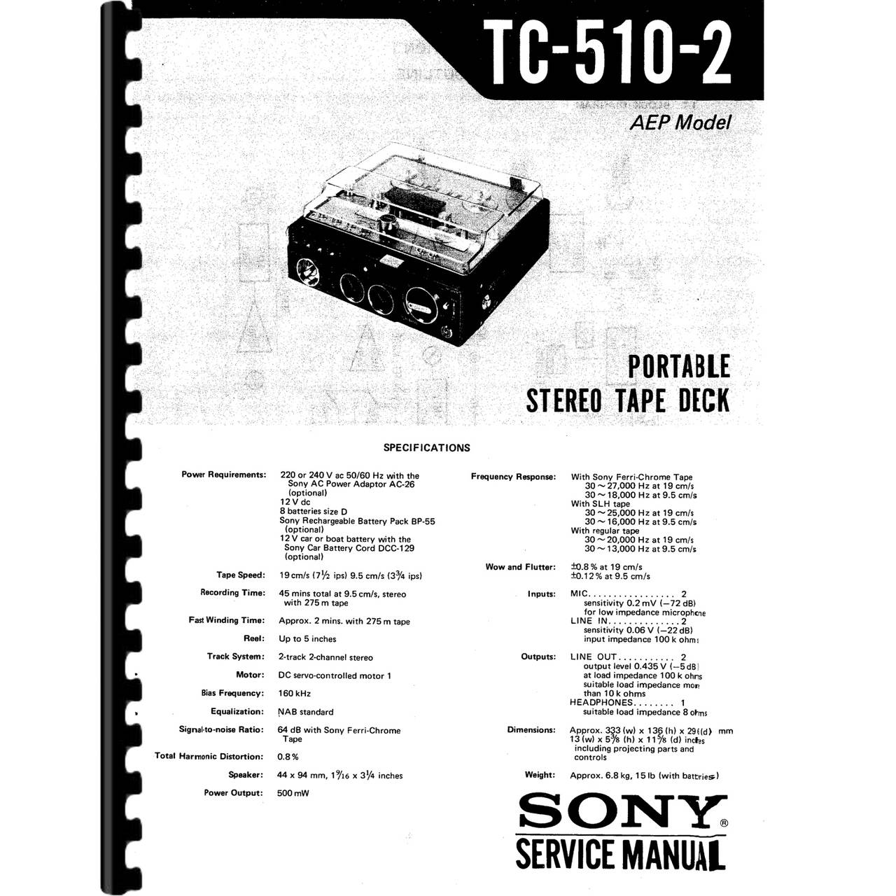 Sony TC-510-2