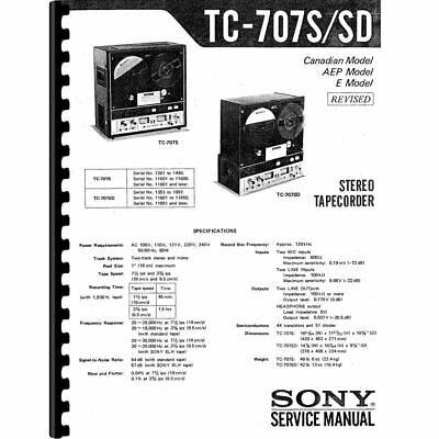 Sony TC-707SD