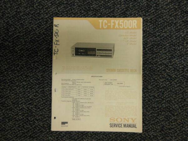 Sony TC-FX500R