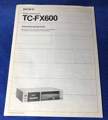 Sony TC-FX600