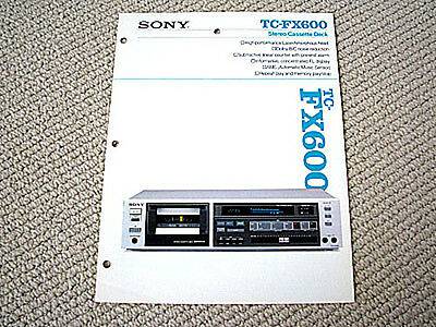 Sony TC-FX600