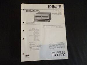Sony TC-H4700