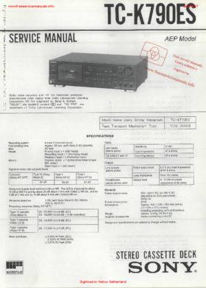 Sony TC-K790ES