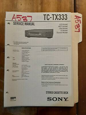 Sony TC-TX333