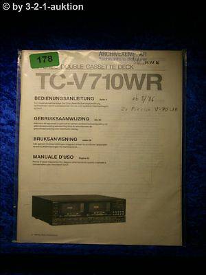 Sony TC-V710WR