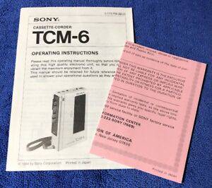 Sony TCM-6