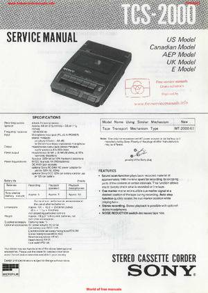 Sony TCS-2000