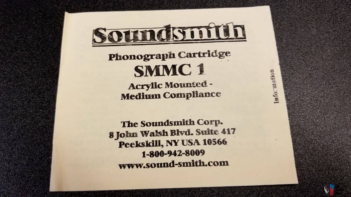 Soundsmith SMMC 3 Acrylic