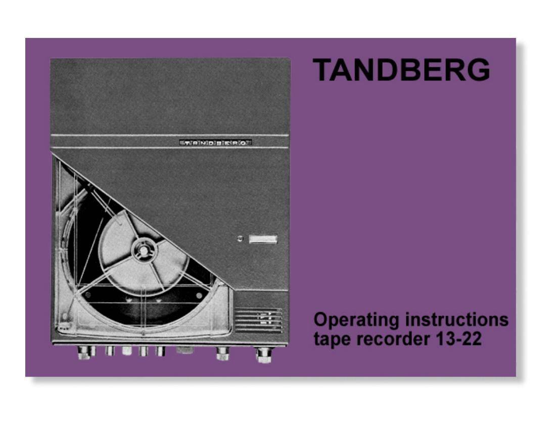 Tandberg 13 (13-22)