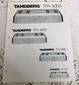 Tandberg TPA 3003