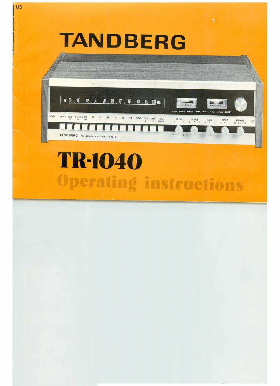 Tandberg TR 1040 (1040A)