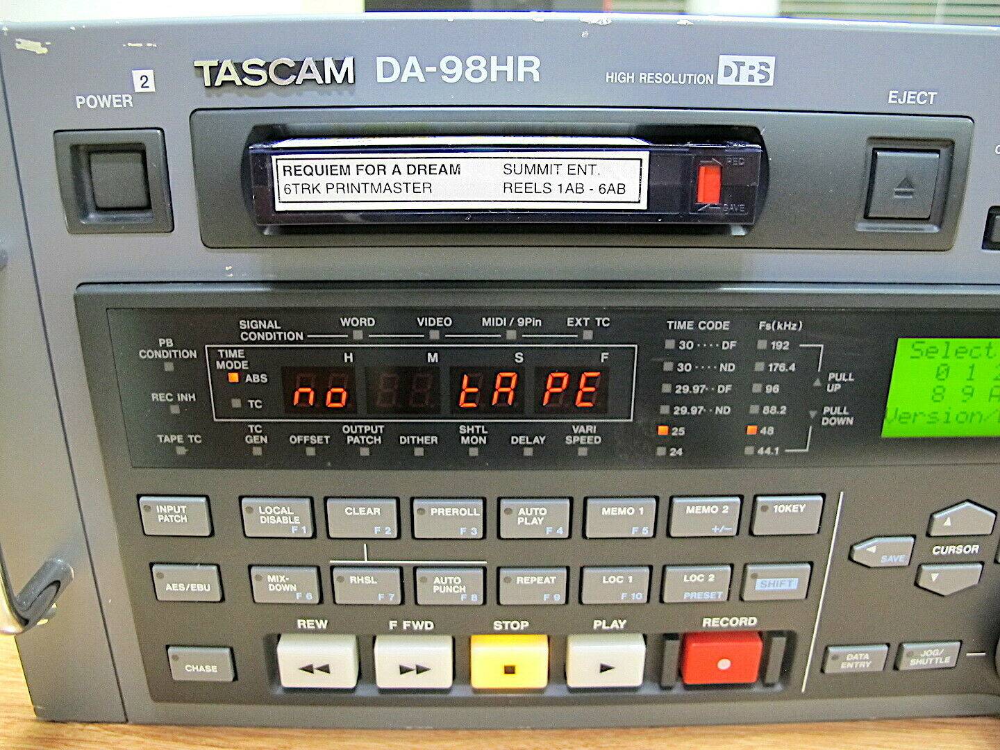 Tascam DA-98HR