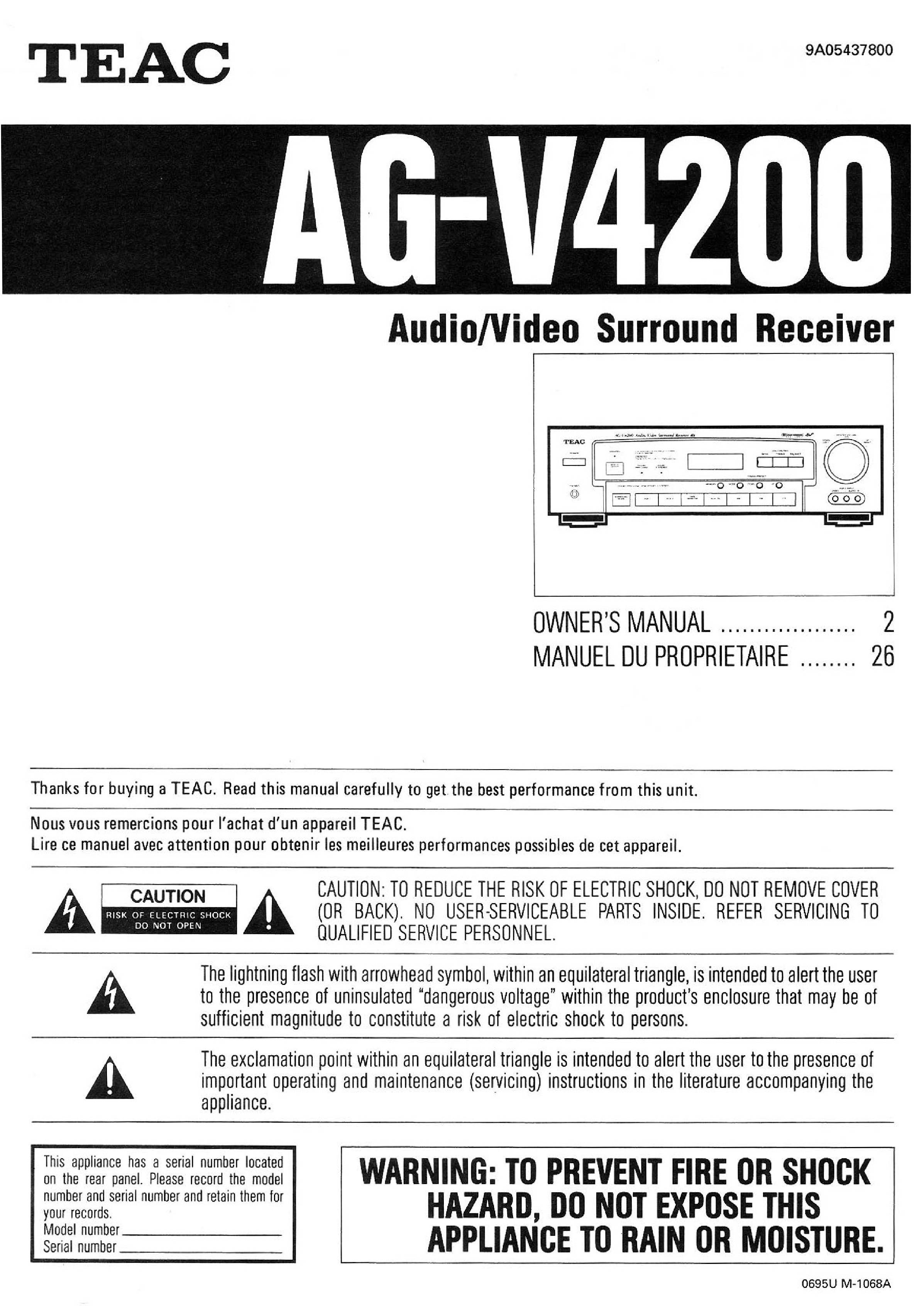 TEAC AG-V4200