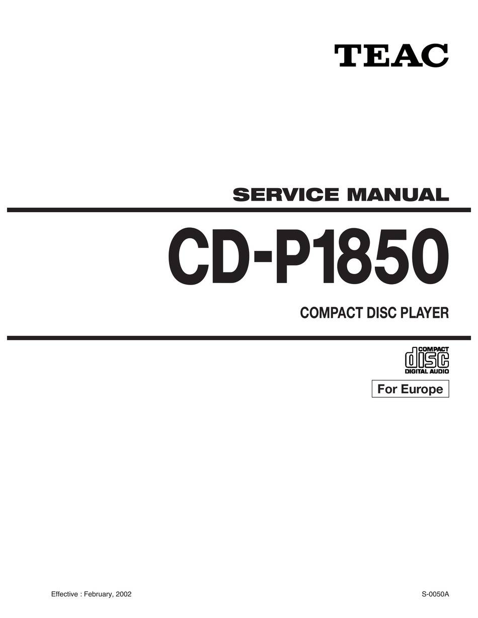 TEAC CD-P1850