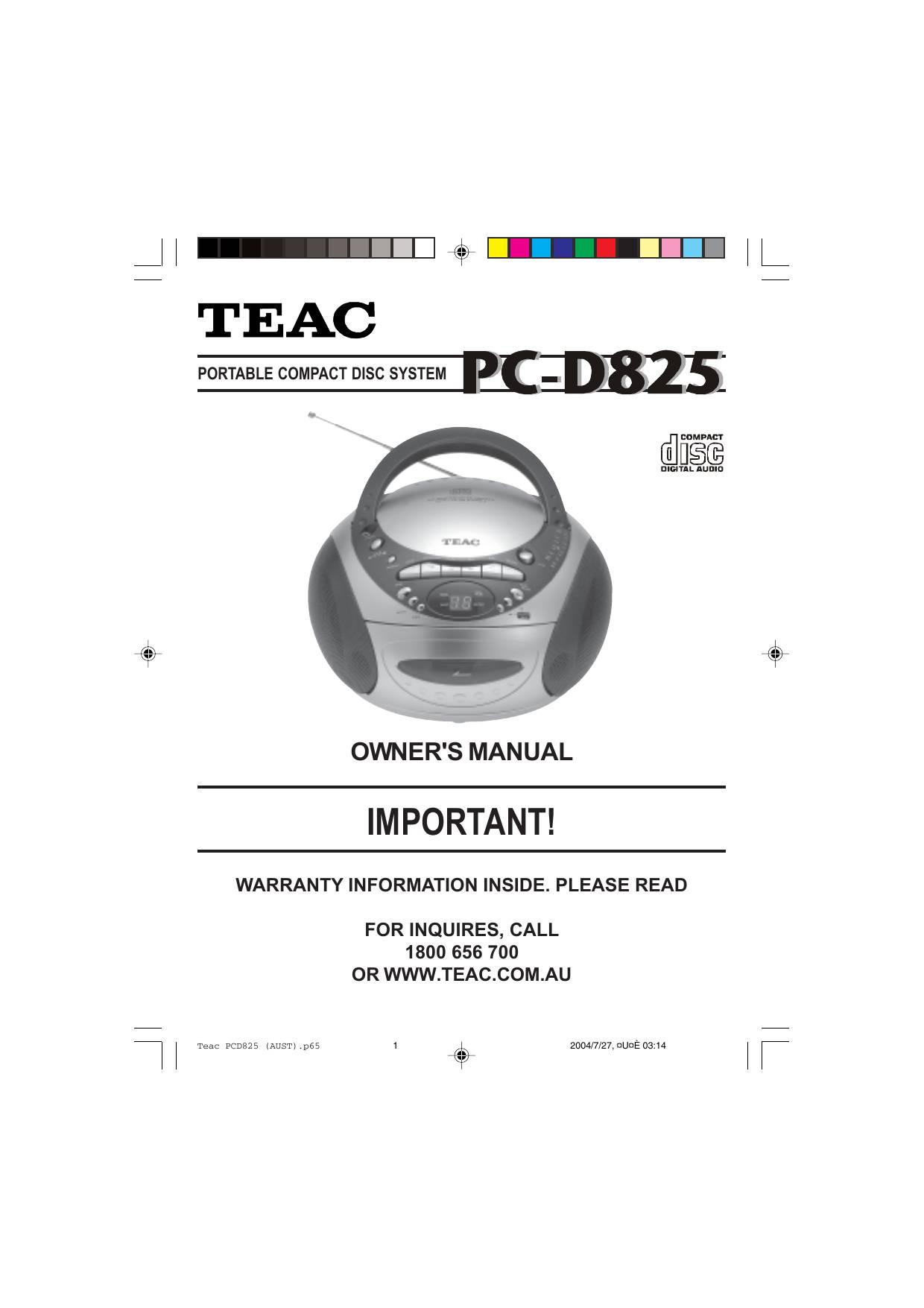 TEAC PC-D195
