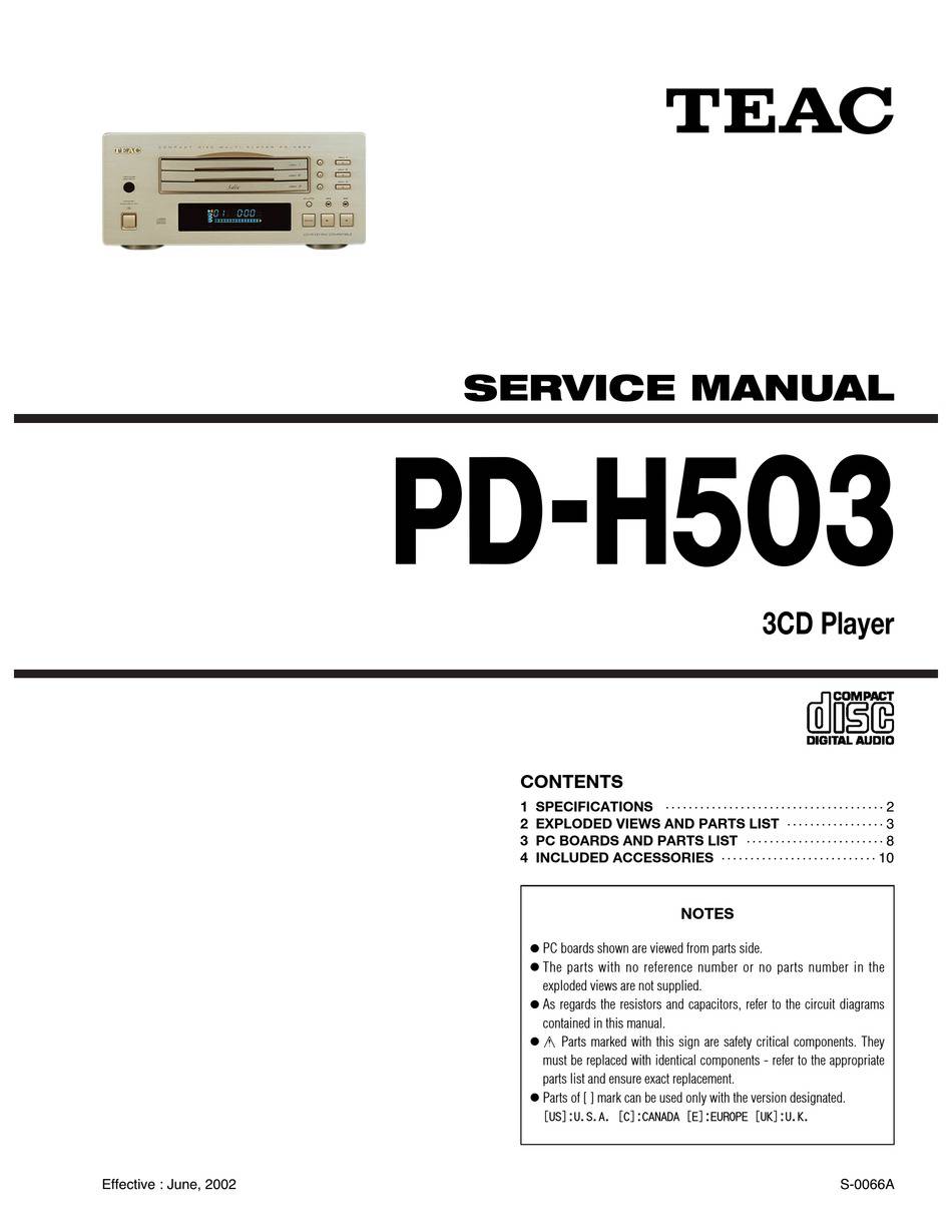 TEAC PD-H503
