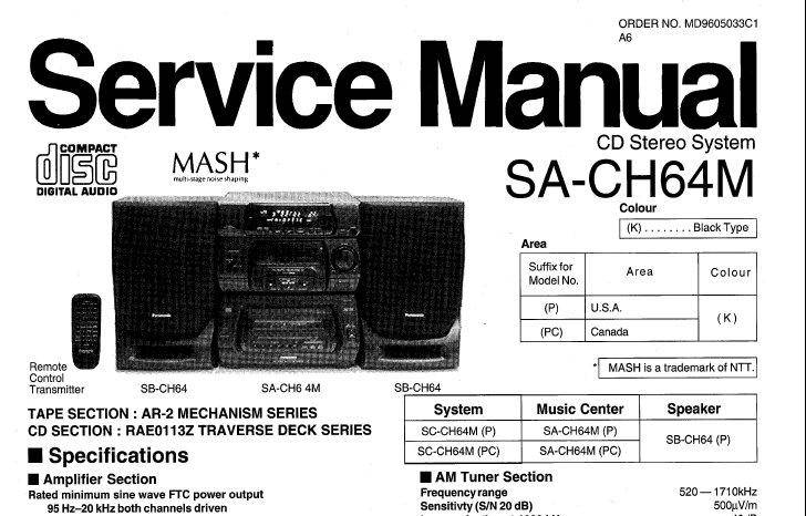 Technics SA-CH64M