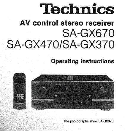Technics SA-GX370