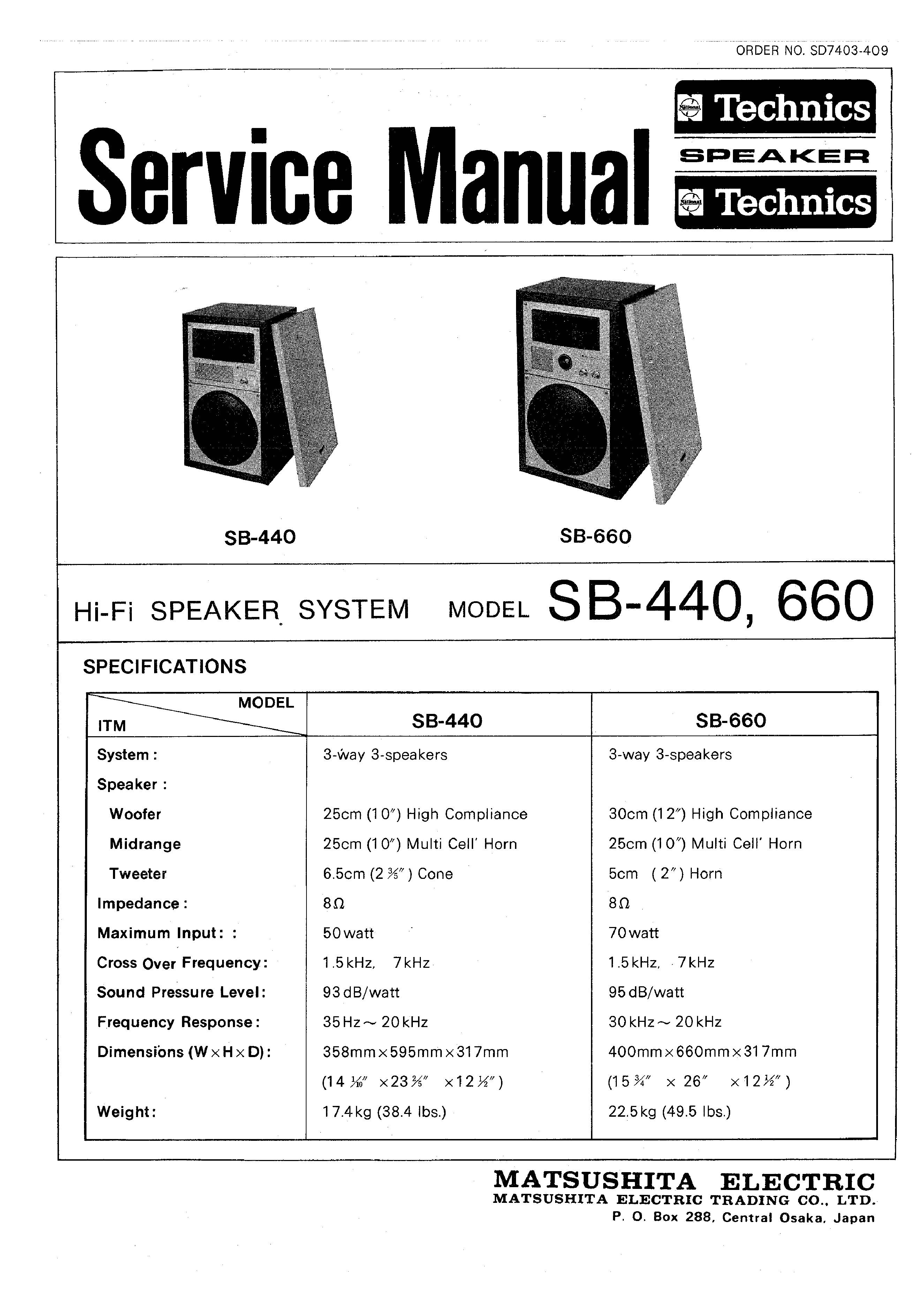 Technics SB-440