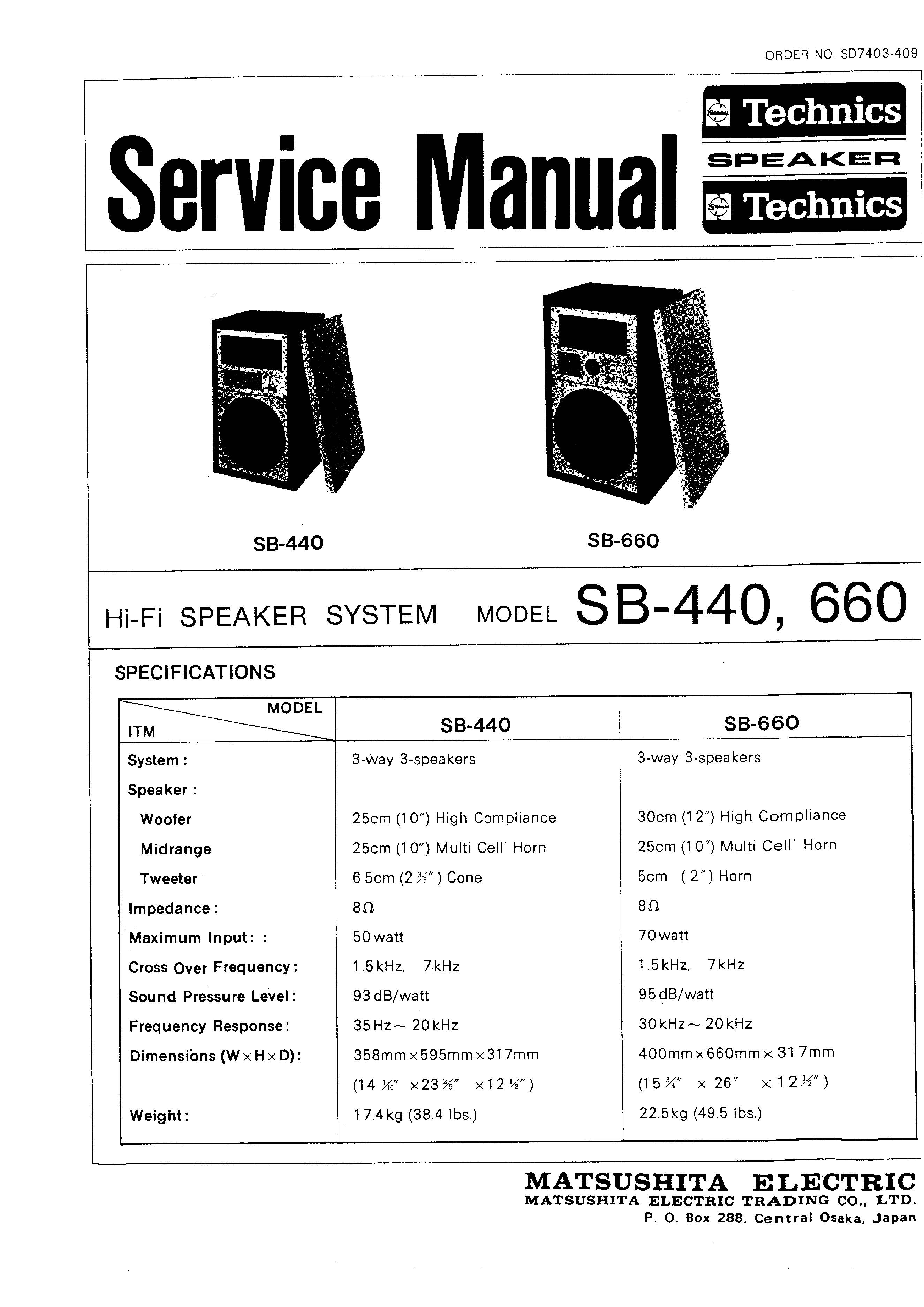 Technics SB-660