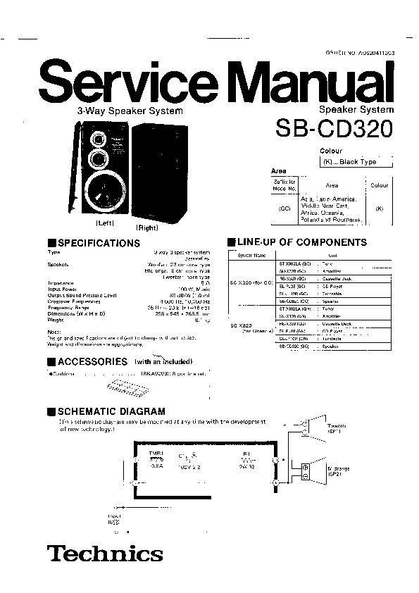 Technics SB-CD320